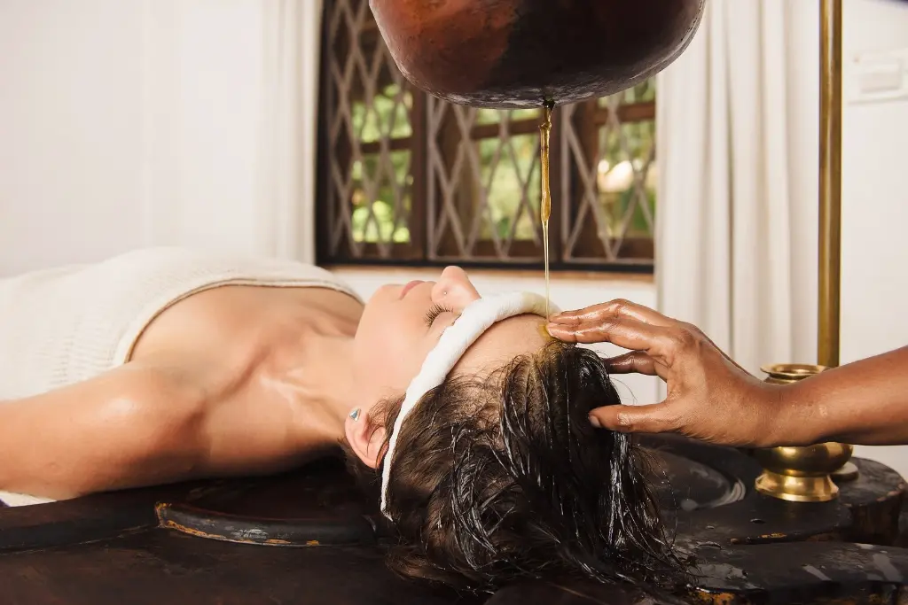 Hair Oil Massage