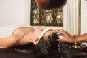 Hair Oil Massage