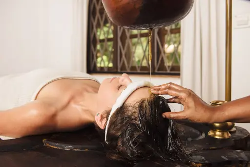Hair Oil Massage